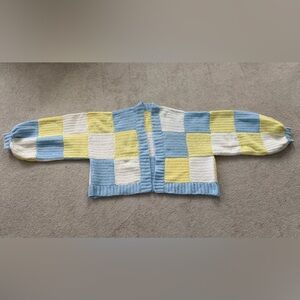 Color Block Knit Cardigan